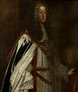 British (English) School - Called 'Charles Boyle (c.1662–1704), 3rd Earl of Cork and 2nd Earl of Burlington, in Garter Robes' (detail) - 1210285 - National Trust