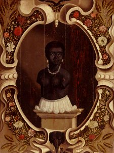 British (English) School - Africa, Personified by a Simulated Bust in an Ornamental Niche - 726149 - National Trust