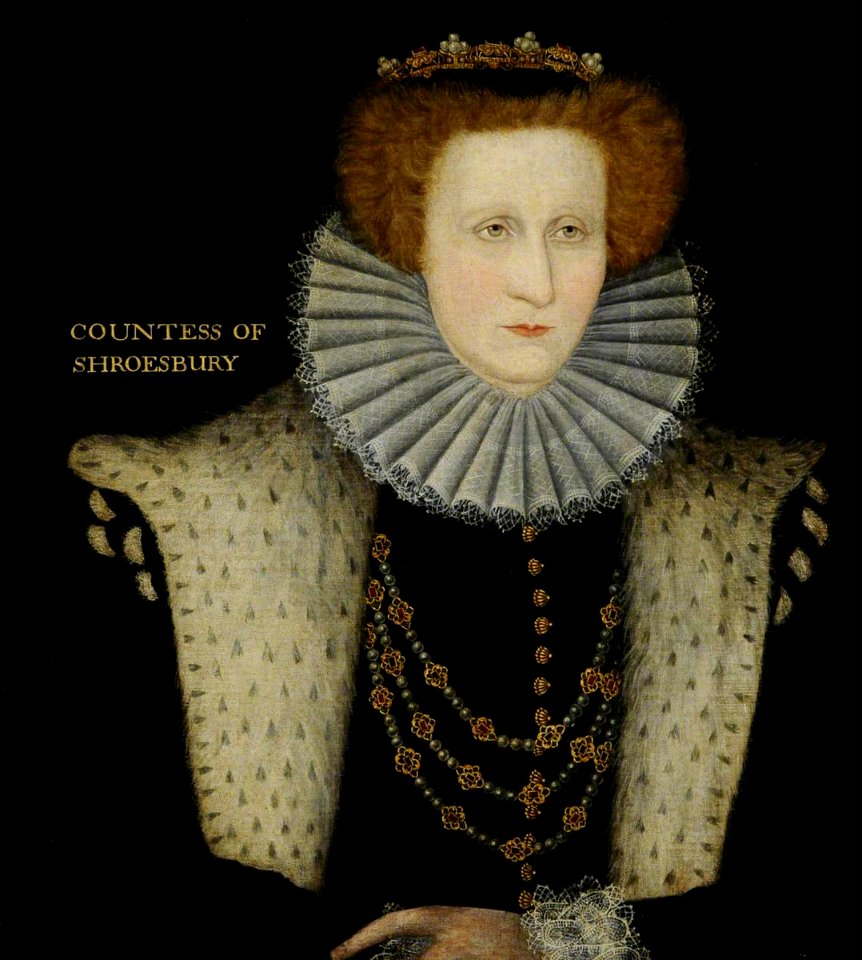 British (English) School - Elizabeth Hardwick (1520–1608), Countess of Shrewsbury, 'Bess of Hardwick' - 1129212 - National Trust