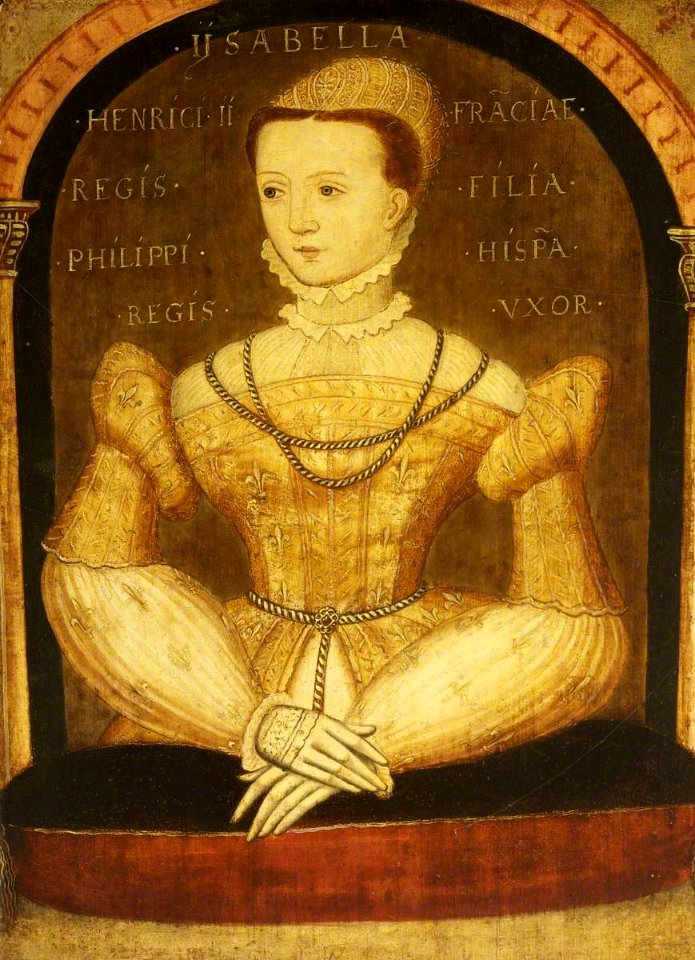 British (English) School - Elisabeth de Valois (1545–1568), Queen Isabella of Spain (from panelling) - 21093 - National Trust