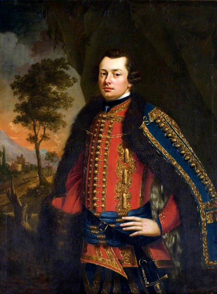 British (English) School - George Hunt (1720^–1798), MP, in Hussar Uniform - 884970 - National Trust