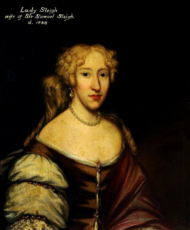 British (English) School - Elizabeth Harpur (d.1738), Lady Sleigh - 290186 - National Trust