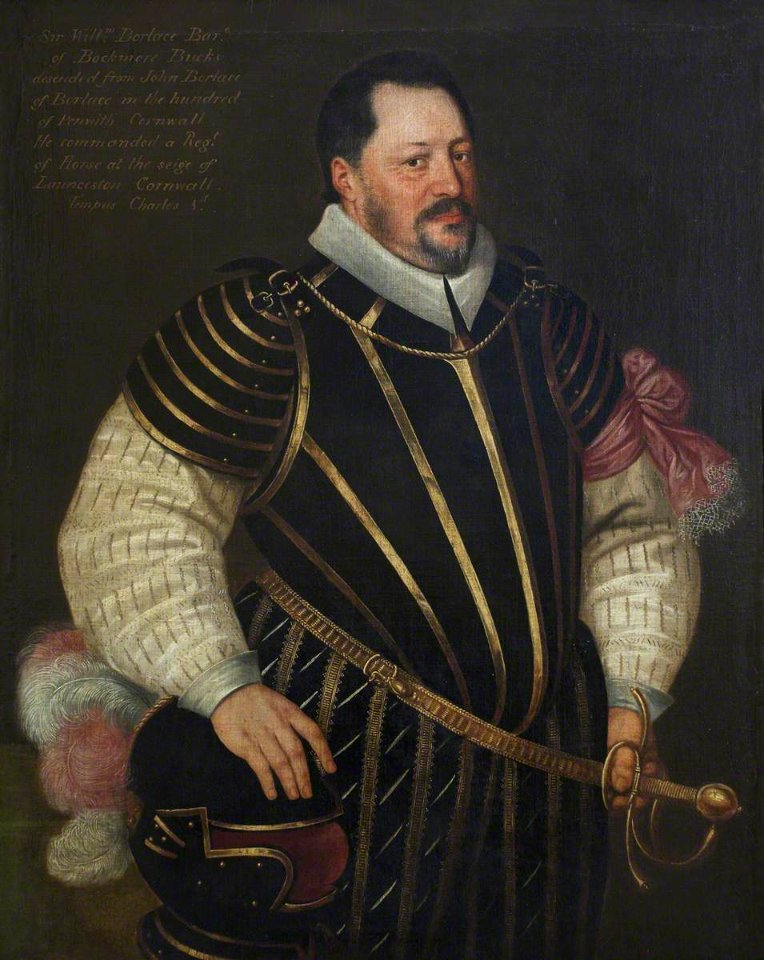 British (English) School - Inscribed as 'Sir William Borlase (d.1628-1629)' (but really William Borlase of Sittingbourne, d.1582, or William Borlase of Chesham, d.1603^) - 653183 - National Trust