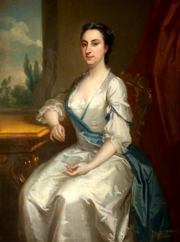 British (English) School - Frances Blackett (b.1696), The Honourable Mrs Robert Bruce - 584406 - National Trust