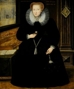 British (English) School - Lady Grace Talbot (1562–after 1625), Mrs Henry Cavendish - 1129101 - National Trust
