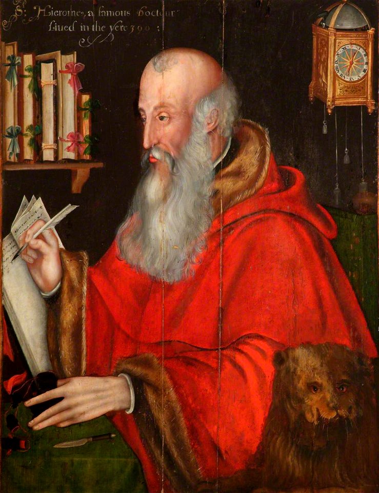 British (English) School - One of the Four Doctors of the Western Church, Saint Jerome (c.342–420) - 1430445 - National Trust