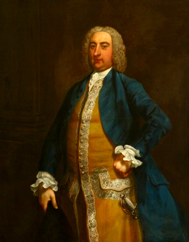 British (English) School - Portrait of a Gentleman (called 'Sir Hugh Stewkley, 1638–1719, 2nd Bt' but possibly Edward, c.1685–1755, 4th Lord Stawell) - 1530082 - National Trust