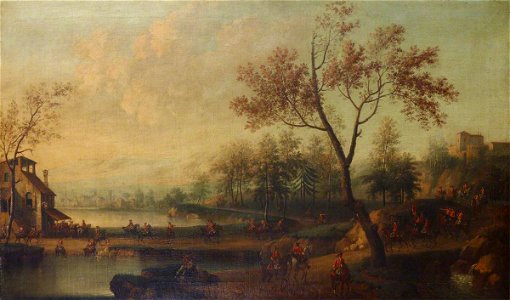 British (English) School - Men of the Life Guards at Blindheim (Blenheim) - 515496 - National Trust