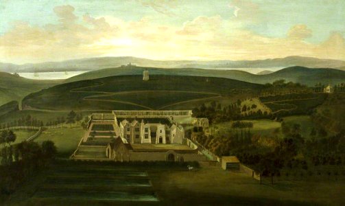 British (English) School - Panoramic View of Clevedon Court - 624198 - National Trust