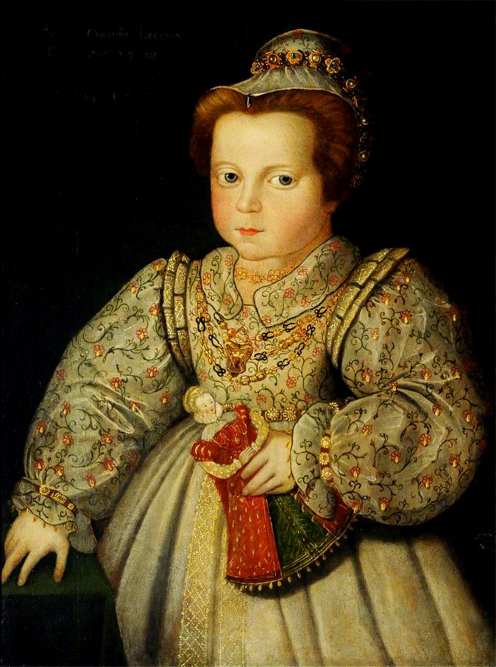 British (English) School - Lady Arabella Stuart (1575–1615), Later Duchess of Somerset, as a Child - 1129175 - National Trust