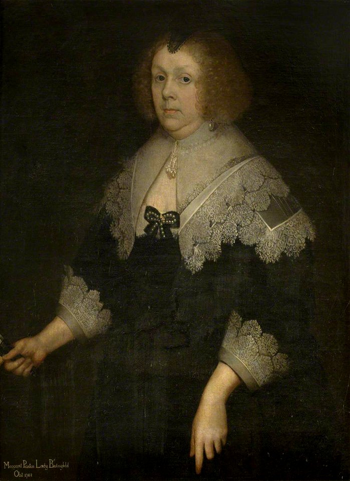 British (English) School - Portrait of a Widow (called 'Margaret Paston, c.1618–1702, Lady Bedingfeld') - 1210282 - National Trust