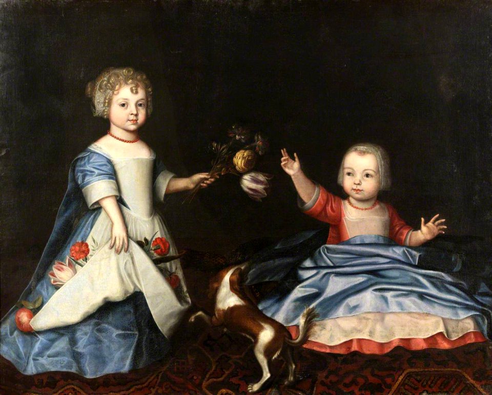 British (English) School - Mary Myddelton (1688–1747), and Sir William Myddelton (1694–1718), 4th Bt, as Children - 1171140 - National Trust