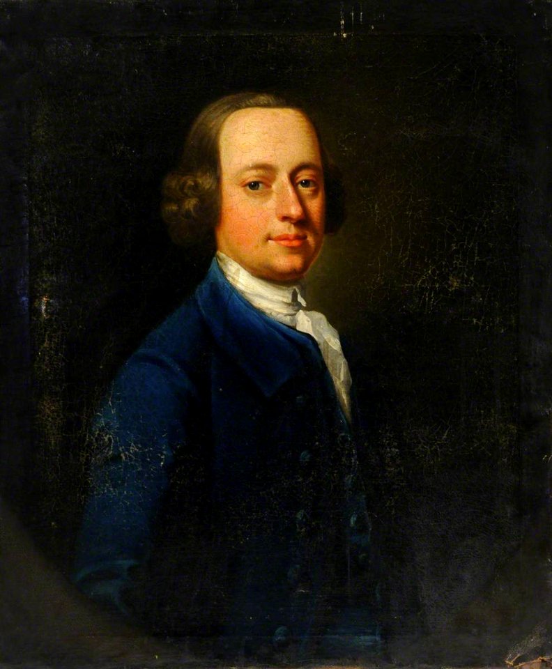 British (English) School - Portrait of a Man in a Blue Coat - 1191197 - National Trust