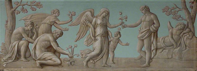 British (English) School - Night Distributing Her Poppies with Morpheus Asleep - 108791 - National Trust