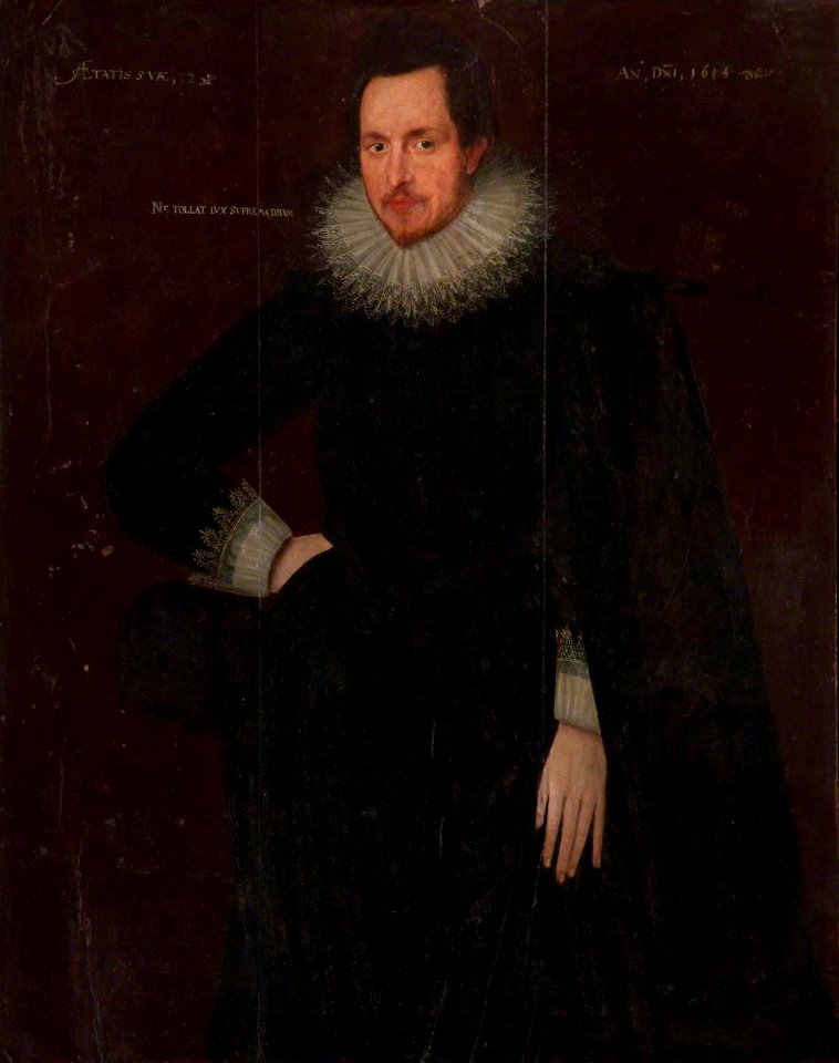 British (English) School - Portrait of a Gentleman (presumed to be Henry Jones I, 1581-1582–1656, aged 32) - 1430426 - National Trust