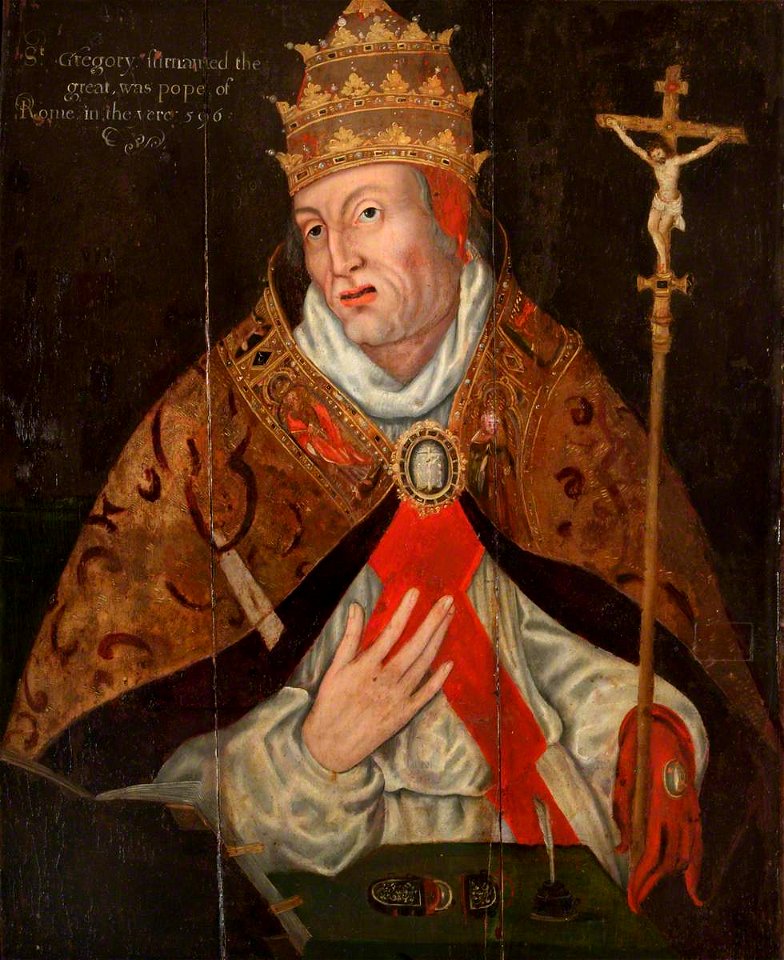British (English) School - One of the Four Doctors of the Western Church, Pope Gregory I (the 'Great') (c.540–604) - 1430443 - National Trust