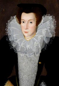 British (English) School - Portrait of an Unknown Lady in a Large Lace Ruff - 959515 - National Trust
