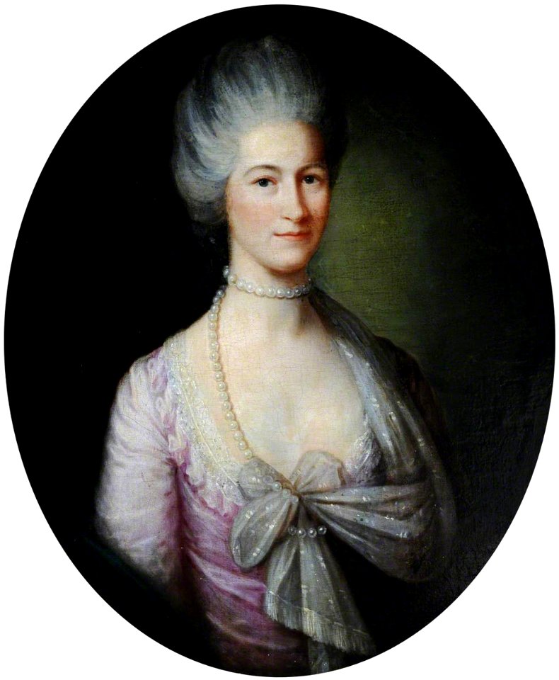 British (English) School - Portrait of an Unknown Lady with Powdered Hair - 593122 - National Trust