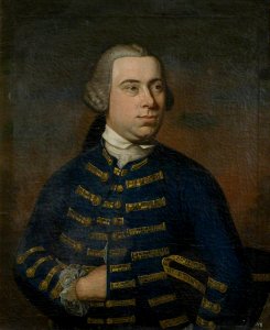British (English) School - Portrait of an Unknown Man in a Blue Suit with Gold Braid - 1210363 - National Trust