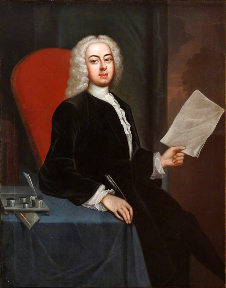 British (English) School - Portrait of an Unknown Young Man Holding a Sheet of Paper - 1548175 - National Trust