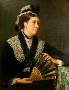 British (English) School - Rebecca Miller Christy (1821–1909), Mrs Alfred Darby - 814190 - National Trust