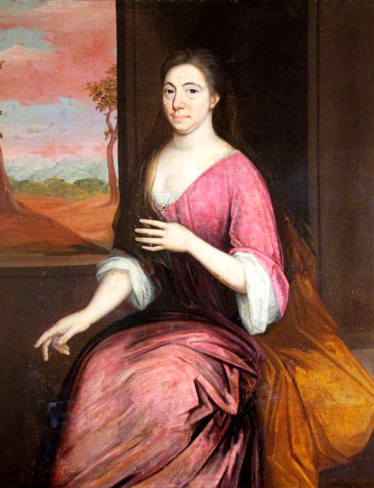 British (English) School - Portrait of an Unknown Lady in a Plum-Coloured Robe - 597989 - National Trust