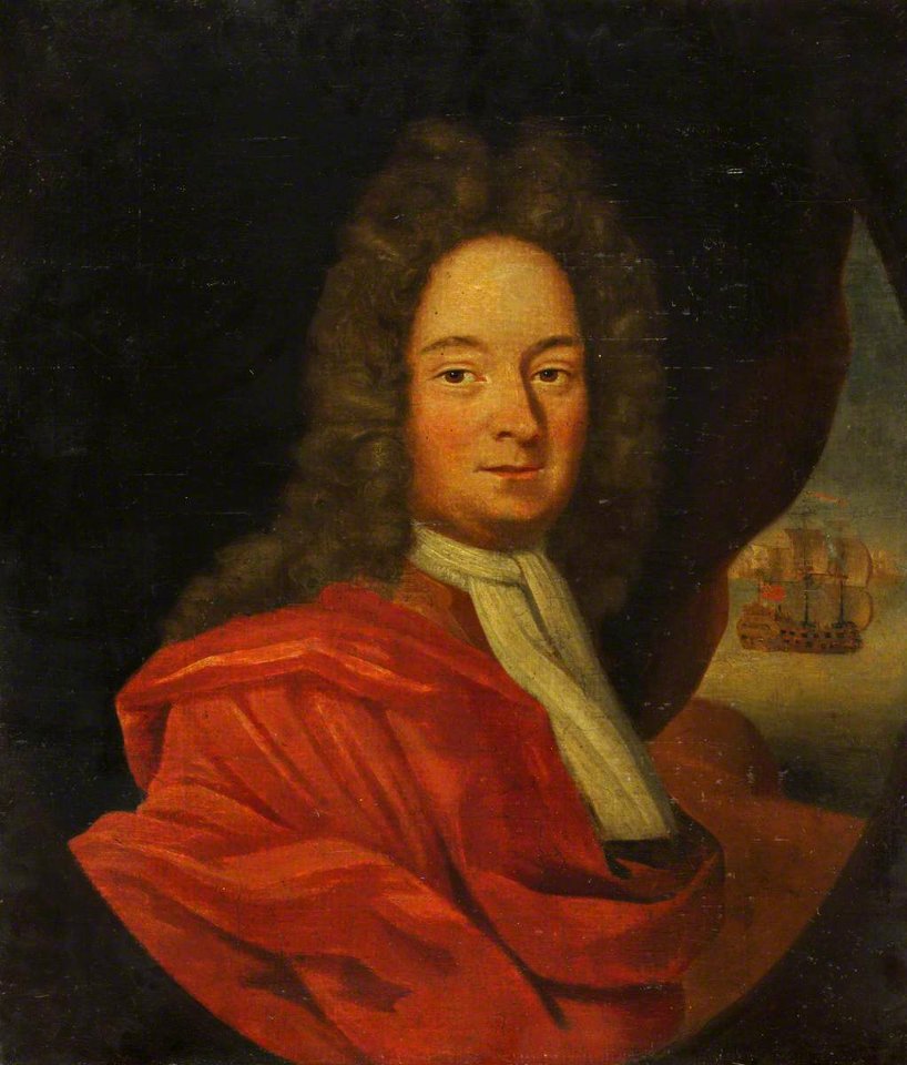 British (English) School - Rear Admiral James Hemmington (d.1757) - BHC2758 - Royal Museums Greenwich