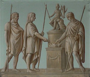 British (English) School - Sacrifice to Mars (from the Arch of Constantine) - 108786 - National Trust