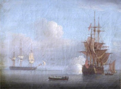 British (English) School - Ship of War - 884995 - National Trust