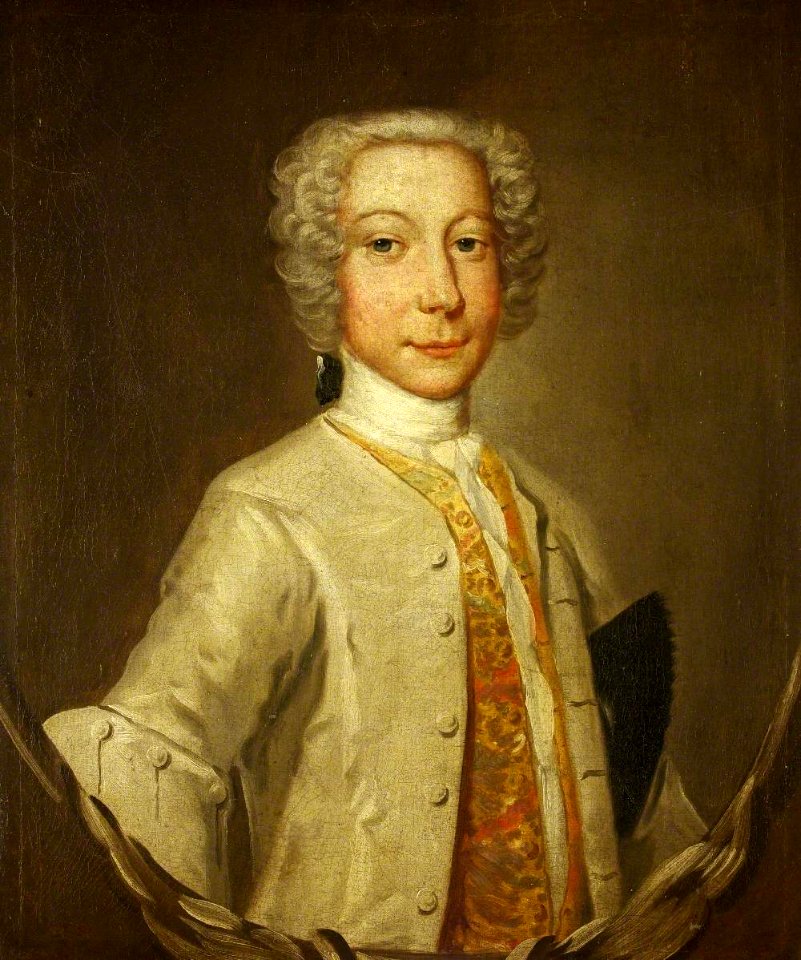 British (English) School - Portrait of an Unknown Young Man in a Silver-White Coat - 222679 - National Trust
