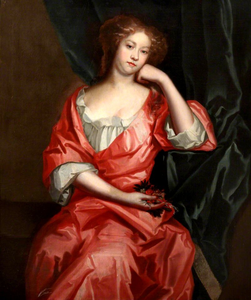 British (English) School - Portrait of an Unknown Lady in a Pink Gown (probably Hester Price, wife of Sir John Morgan of Kinnersley Castle) - 1430478 - National Trust