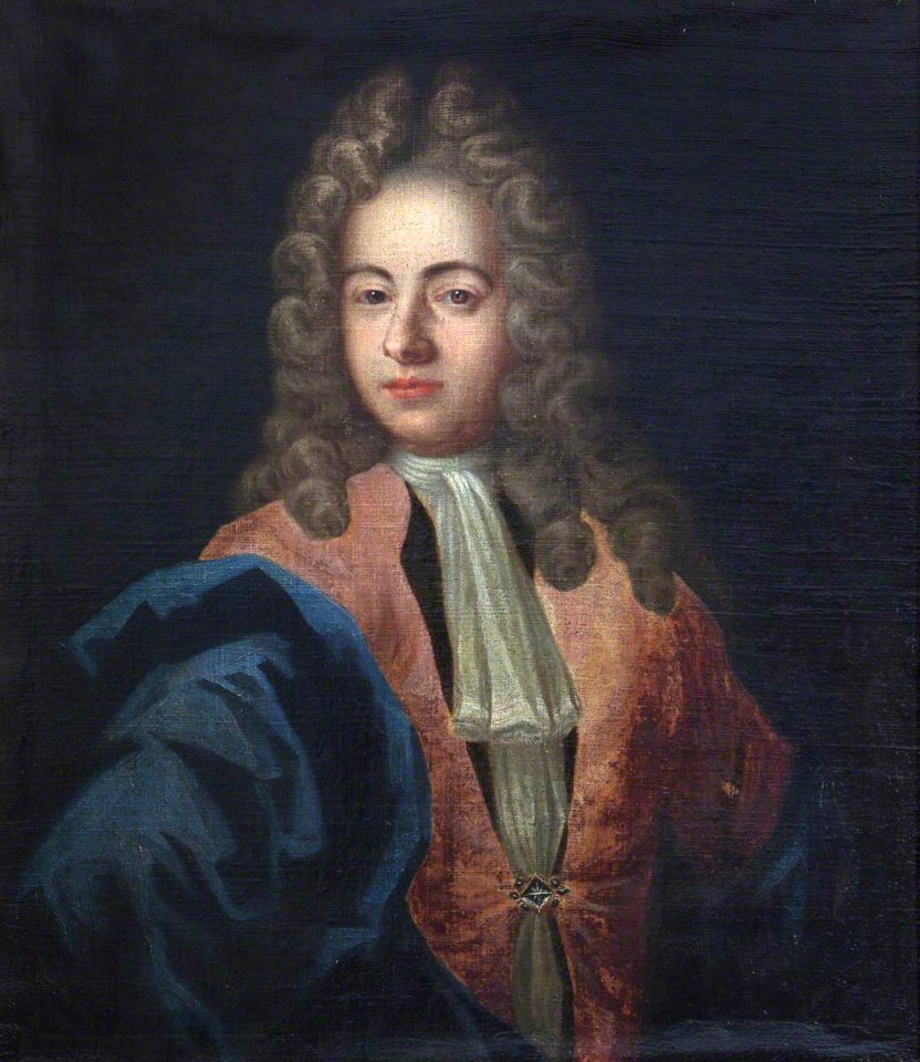 British (English) School - Portrait of an Unknown Young Man in Pink and Blue - 637614 - National Trust
