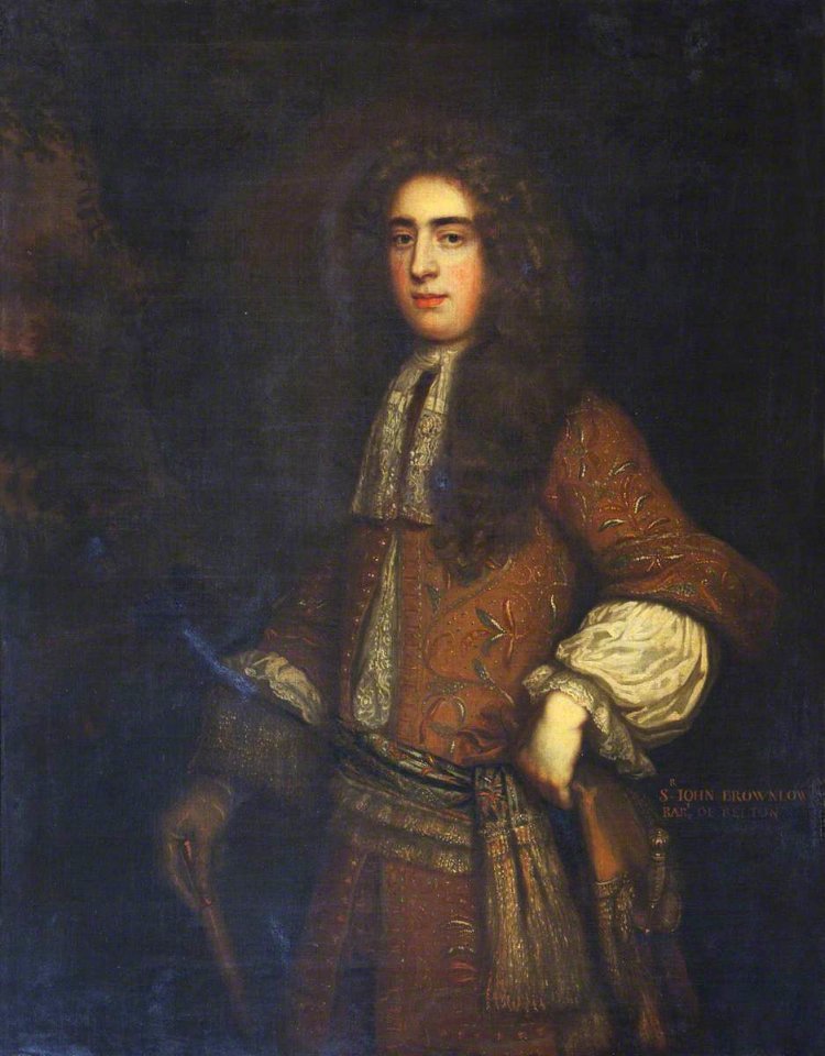 British (English) School - Sir John Brownlow (1659–1697), 3rd Bt ...