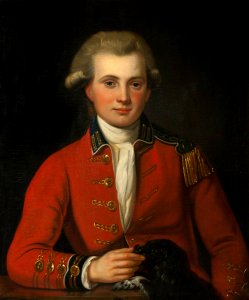British (English) School - Portrait of an Unknown Young Gentleman in Military Uniform - 1230234 - National Trust