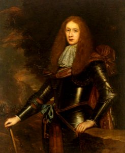 British (English) School - Portrait of an Unknown Young Man in Armour with a Key of Office - 996290 - National Trust
