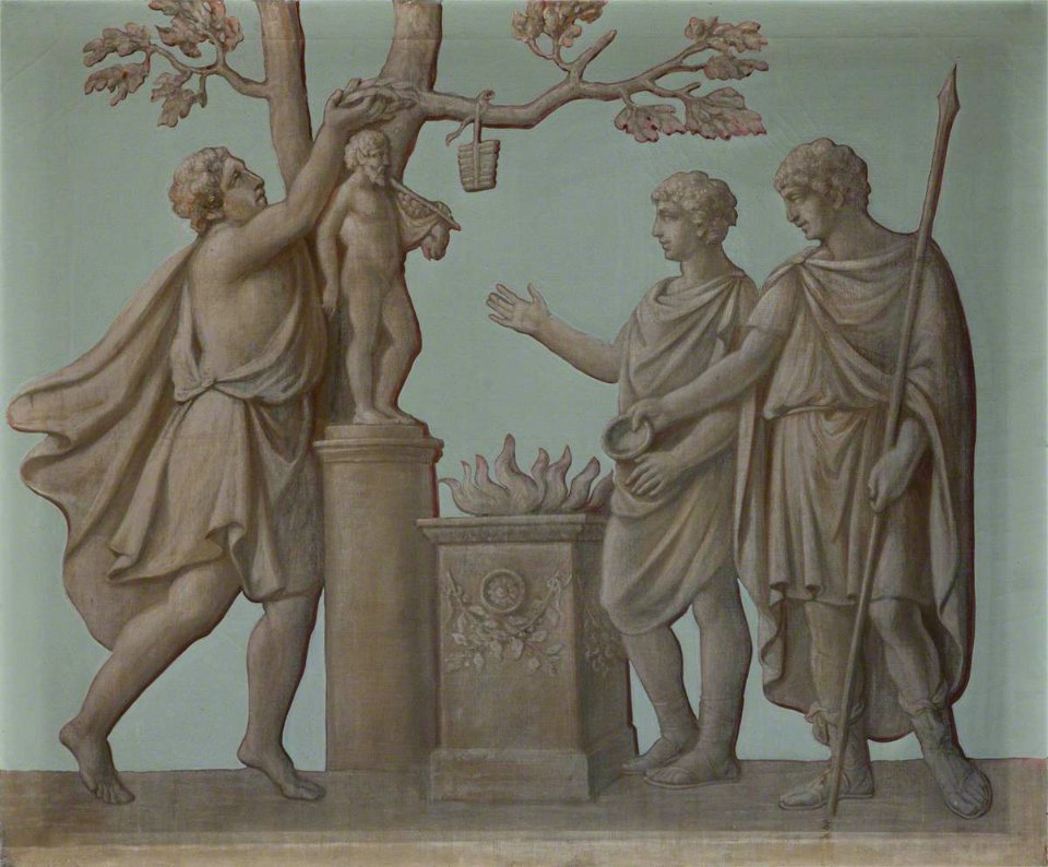 British (English) School - Sacrifice to Sylvanus (from the Arch of Constantine) - 108787 - National Trust