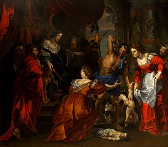 British (English) School - The Judgement of Solomon (after Peter Paul Rubens) - 1553527 - National Trust