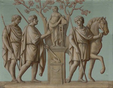 British (English) School - Sacrifice to Apollo (from the Arch of Constantine) - 108785 - National Trust
