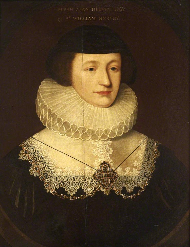 British (English) School - Susan Jermyn (d.1637), Lady Hervey - 851794 - National Trust