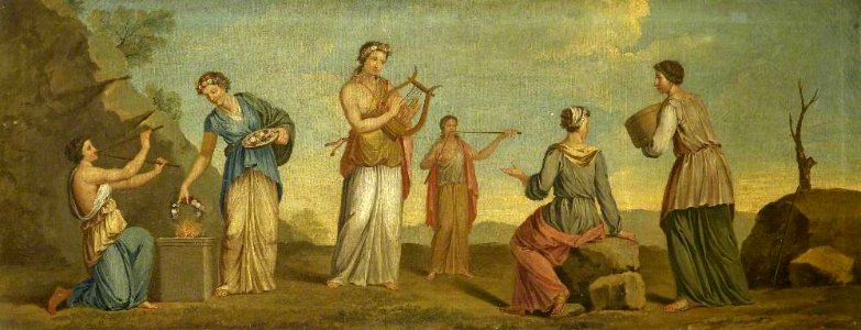 British (English) School - Sappho and Her Companions - 732277 - National Trust