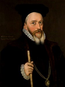British (English) School - Sir William Cecil (1520–1598), 1st Baron Burghley, KG - 932356 - National Trust