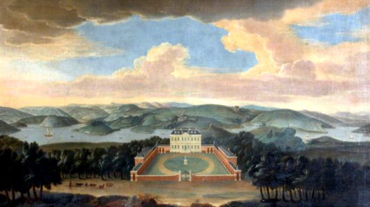 British (English) School - View of Antony from the South - 353031 - National Trust