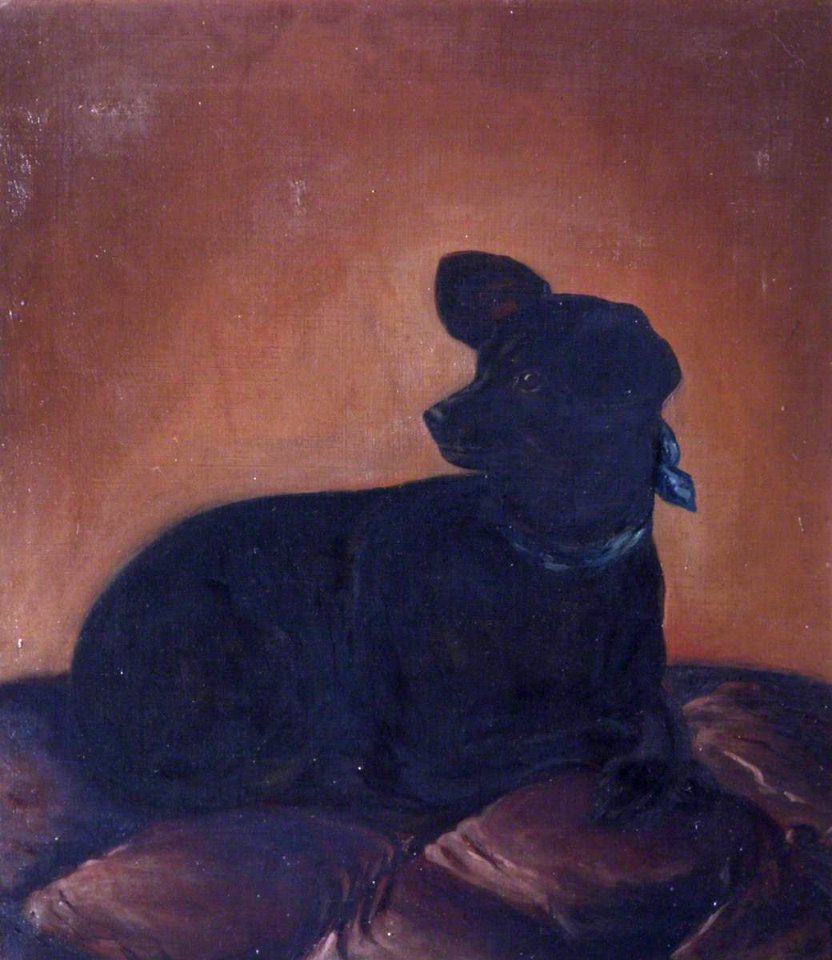 British School - A Black Dog (study) - 884912 - National Trust