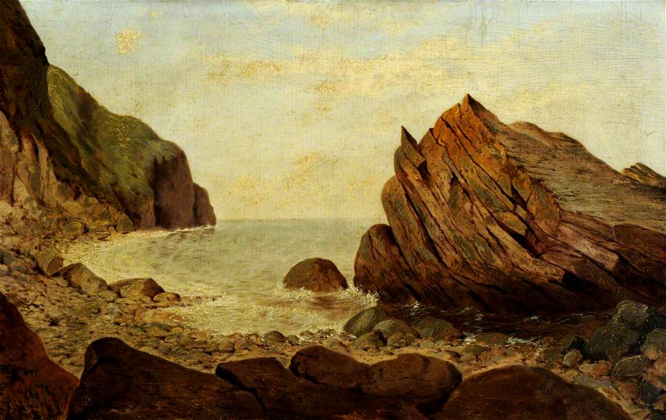 British School - Coastal Scene with Rocky Bay - 290192 - National Trust