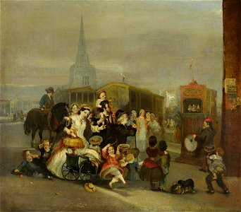British School - A Marionette Show in a Town Square - 207827 - National Trust