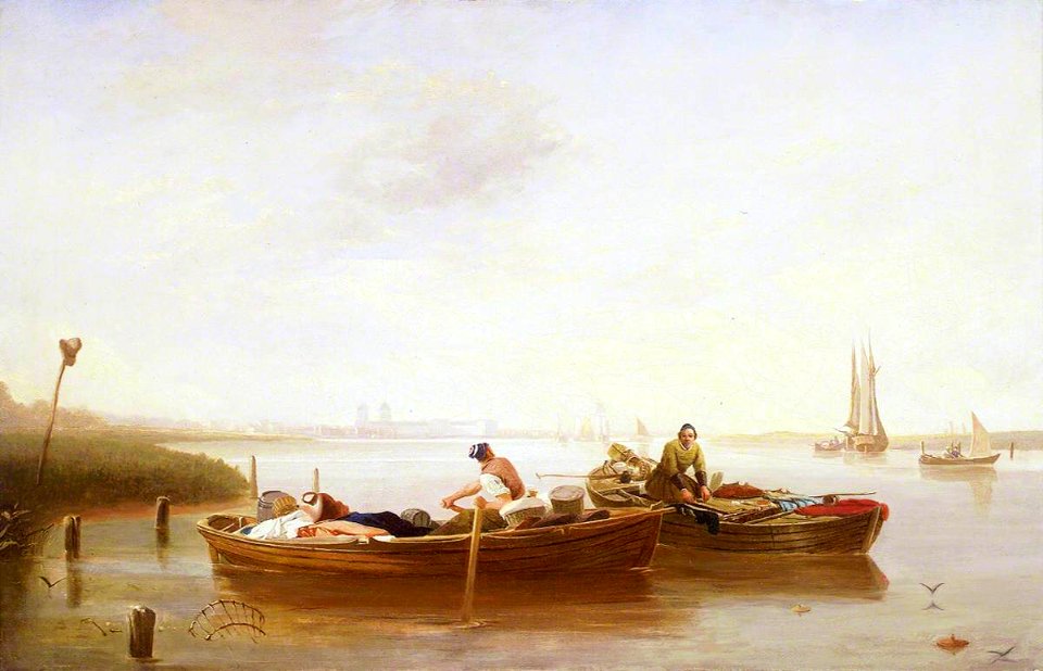 British School - Greenwich from Blackwall Reach - BHC1809 - Royal Museums Greenwich