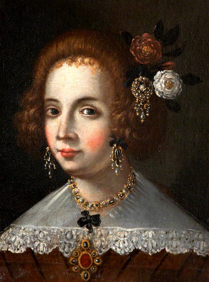 British School - An Infanta (copy of a Spanish painting) - 119419 - National Trust