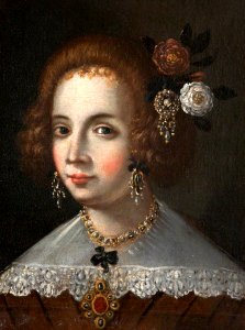British School - An Infanta (copy of a Spanish painting) - 119419 - National Trust