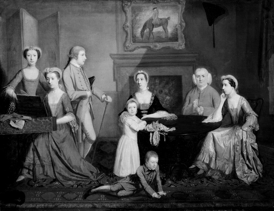 British School - Family in a Room - 1951.205 - Art Institute of Chicago