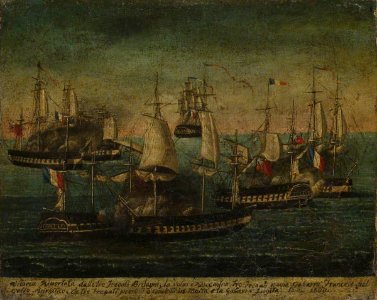 British School - Naval Action off Syracuse, 1815 - BHC0618 - Royal Museums Greenwich